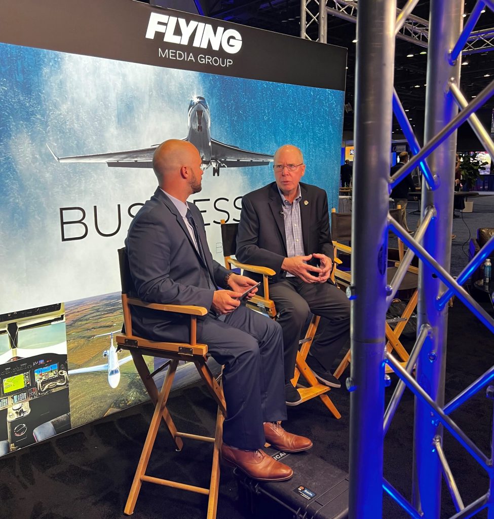 Founder David Gray bein interviewed by Flying Media Group.